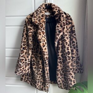 Leopard jacket, worn once